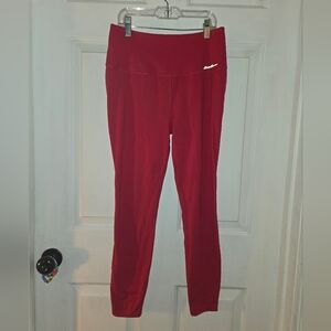 Eddie Bauer Medium Magenta High Waisted Ankle Leggings